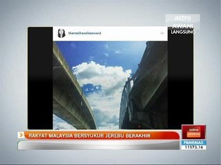 Rakyat Malaysia bersyukur jerebu berakhir