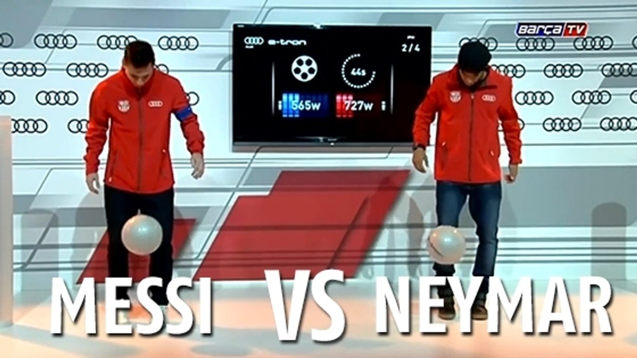 Messi VS Neymar : Qui va remporter ce concours de jongles ?