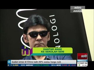 Datuk Jamal Abdillah hantar anak ke sekolah seni