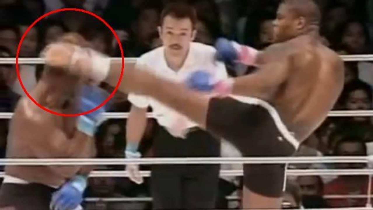 Gilbert Yvel met Gary Goodridge KO d'un head-kick foudroyant au 1er round