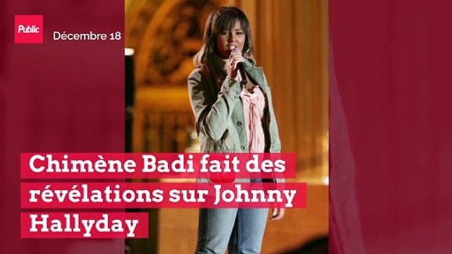 Chimène Badi fait des révélations sur Johnny Hallyday