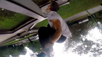 Parkour : Une session époustouflante et dangereuse en caméra embarquée