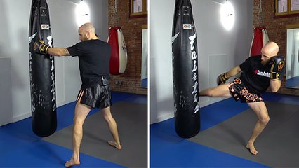 Muay Thaï : un combo crochet - low kick très simple et efficace