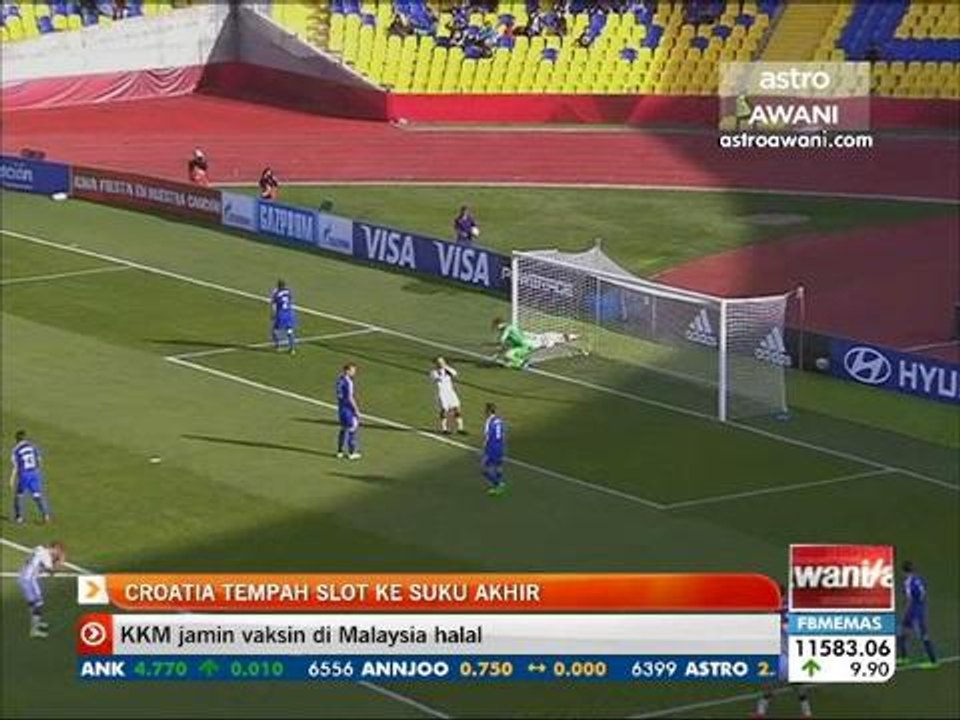 Croatia tempah slot ke suku akhir