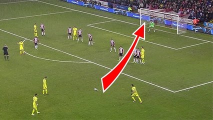 Le coup franc de l'année inscrit par Christian Eriksen avec Tottenham