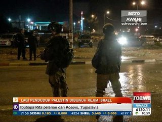 Lagi penduduk Palestin dibunuh regim Israel