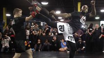 Un Jon Jones toute en puissance lors d'un entrainement de kickboxing
