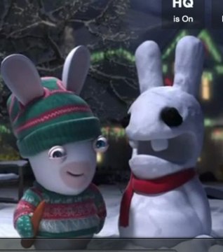 Les Lapins Crétins vous souhaitent un joyeux noël dans le Zapping Gentside