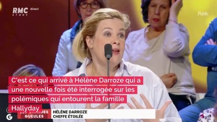 Interrogée sur l'héritage de Johnny, Hélène Darroze monte au créneau... gros malaise en plateau !