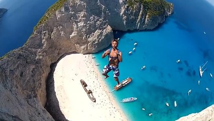 Découvrez le plus bel endroit du monde pour sauter en base jump !