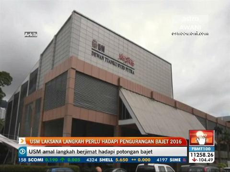 USM laksana langkah perlu hadapi pengurangan Bajet 2016