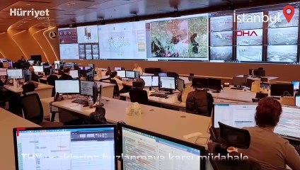 THY uçaklarına buzlanmaya karşı müdahale