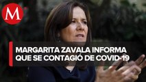 Margarita Zavala da positivo a covid-19; presento síntomas leves