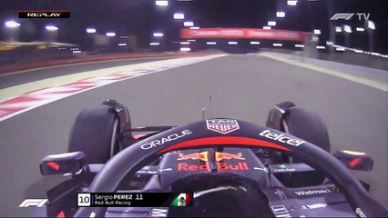 F1 Bahrein Sergio Perez pathetic spin
