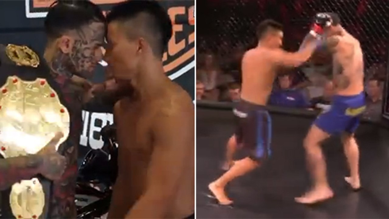 Ce combattant de MMA n'aurait pas dû faire son malin lors de la pesée