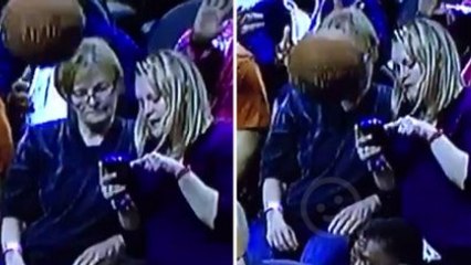 Cette supportrice de NBA aurait mieux fait de regarder le jeu