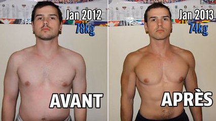 Transformation : Il se muscle tout le corps d'une façon incroyable en un an