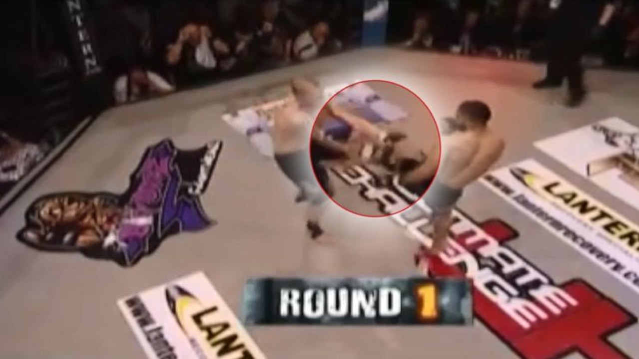 Il casse la jambe de son adversaire sur son premier coup de pied après 2 secondes de combat