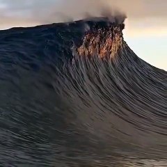 The ocean takes care of each wave till it gets to shore