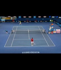 Open d'Australie: le geste improbable d'un ramasseur de balles