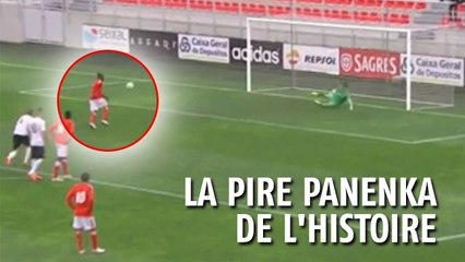 La panenka complètement ratée et ridicule d'un jeune du Benfica