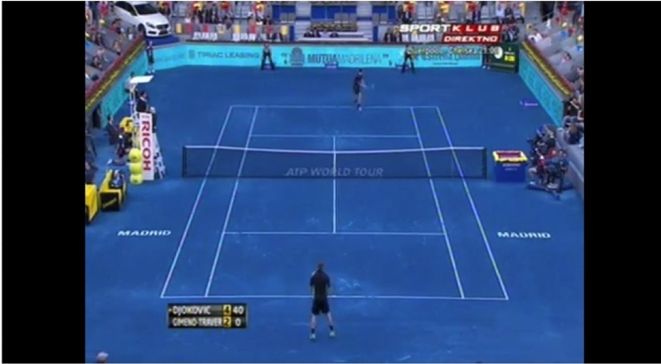 Tennis: La terre battue bleue du tournoi de Madrid fait polémique