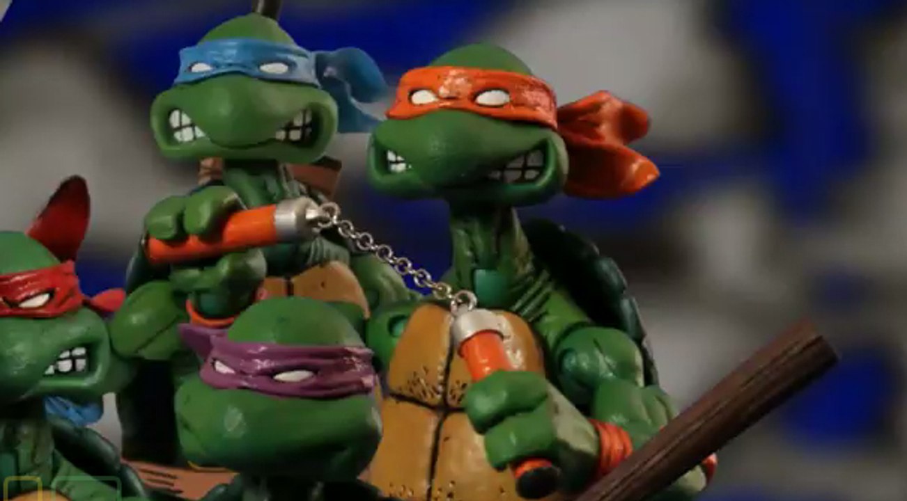 L'hommage rendu en stop motion aux Tortues Ninja