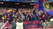 Les supporters du Barça chambrent les Parisiens avec un drôle de chant