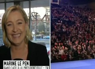 Marine Le Pen tacle Nicolas Sarkozy en chantant du Dalida