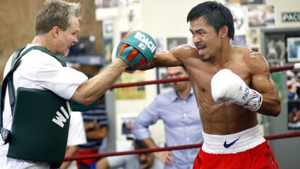 L'entraînement toujours plus intense de Manny Pacquiao
