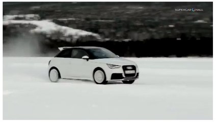 L'Audi A1 Quattro en pleine démonstration