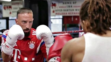 Quand Franck Ribéry s'essaye à la boxe