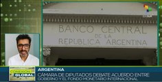 Cámara de Diputados de Argentina debate acuerdo del FMI