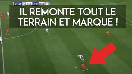 Un défenseur traverse tout le terrain pour marquer !