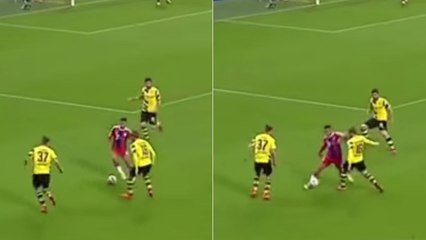 Le flip flap de Thiago Alcantara face au Borussia Dortmund