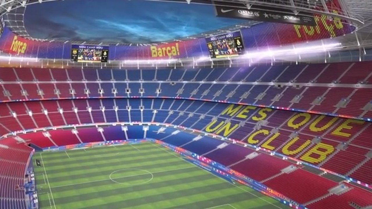 Découvrez le futur magnifique stade du FC Barcelone