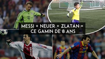 À 8 ans, Rayane Bounida est le mélange parfait entre Messi, Neuer et Zlatan