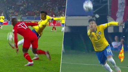 Neymar humilie ses adversaires avec un double sombrero