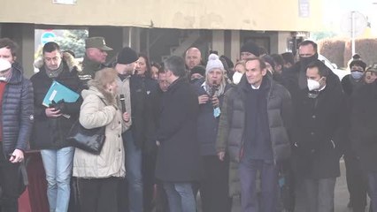 Son dakika! Almanya, Fransa ve Polonya içişleri bakanları, Korczowa Sınır Kapısı'nı ziyaret etti
