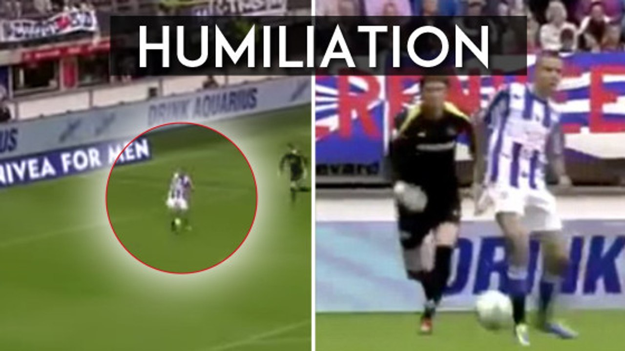 Il dribble le gardien pour marquer un but plein d'insolence