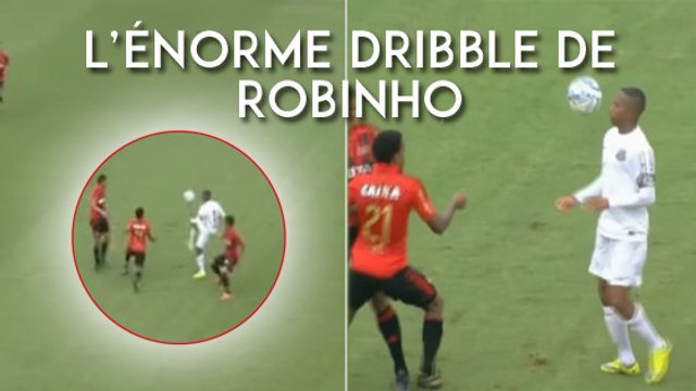 Le dribble complètement fou de Robinho à Santos