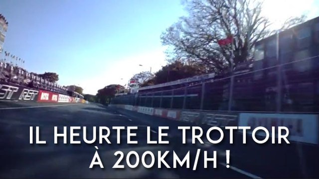 Course de l'île de Man : il heurte le trottoir à 200km/h