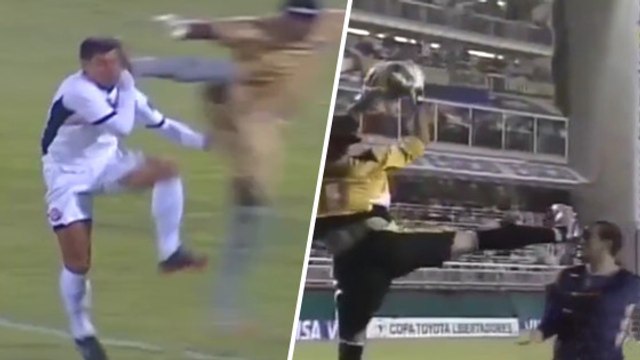 Quand les gardiens sortent violemment ...