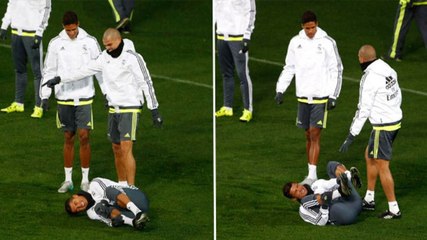 Quand Pepe détruit Cristiano Ronaldo à l'entraînement