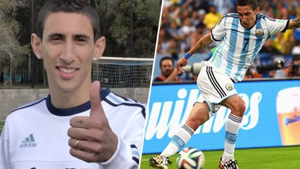 Angel Di Maria montre comment faire un coup du foulard