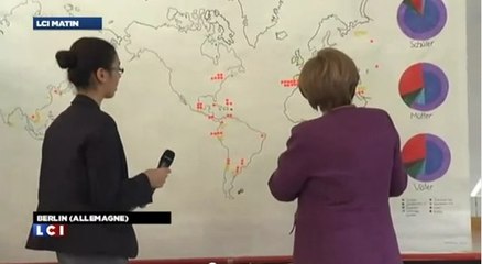 Angela Merkel ne sait pas situer Berlin sur une carte !