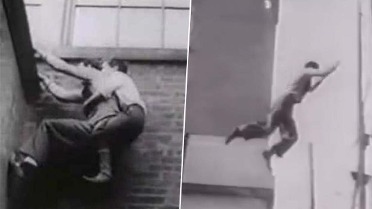 Découvrez une session de Parkour version années 30