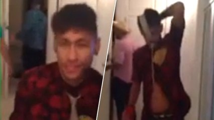 Neymar complètement saoul en soirée