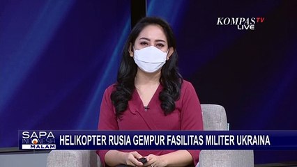 Helikopter Rusia Gempur Fasilitas Militer Ukraina