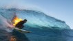 Jamie O'Brien se transforme en torche humaine pour surfer une vague